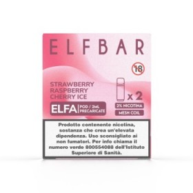 ELFBAR ELFA POD STRAWBERRY RASPBERRY CHERRY ICE