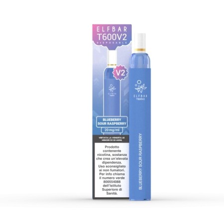 ELFBAR T600 V2 BLUEBERRY SOUR RASPBERRY