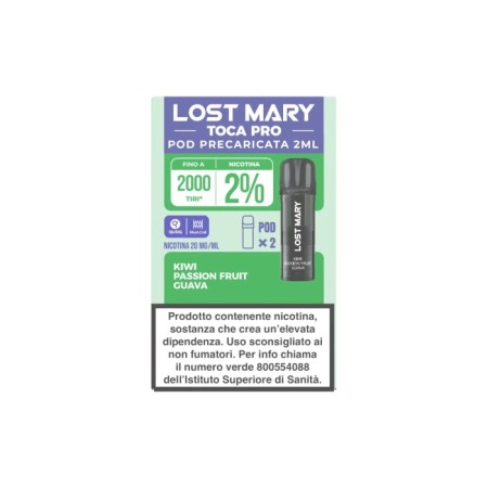 LOST MARY TOCA PRO KIWI PASSION FRUIT GUAVA