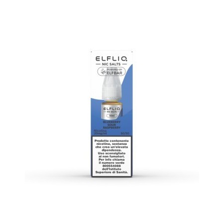 ELFLIQ BLUEBERRY SOUR RASPBERRY 10 ML 10 MG