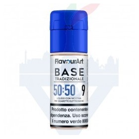 FLAVOURART BASETTA TRADIZIONALE 50/50 9MG 10ML