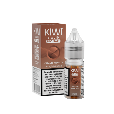 KIWI - KIWI LIQUID NIC SALT CARAMEL TOBACCO 10