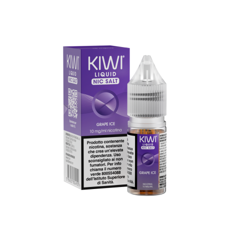 KIWI - KIWI LIQUID NIC SALT GRAPE ICE 10
